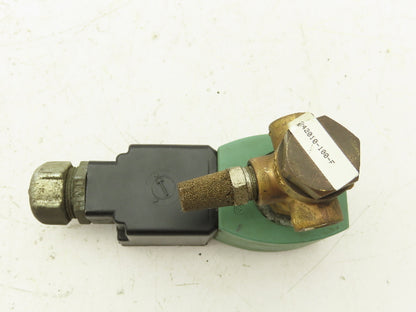 Asco JKF8320G184 Red Hat Solenoid Valve 3-Way 1/4" NPT 24VDC Coil