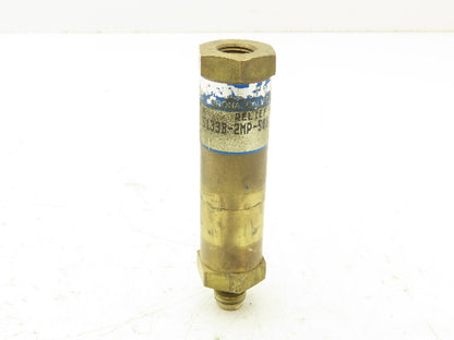 Circle Seal Controls 5133B-2MP-500 Inline Pressure Relief Valve 1/4" NPT 500 PSI