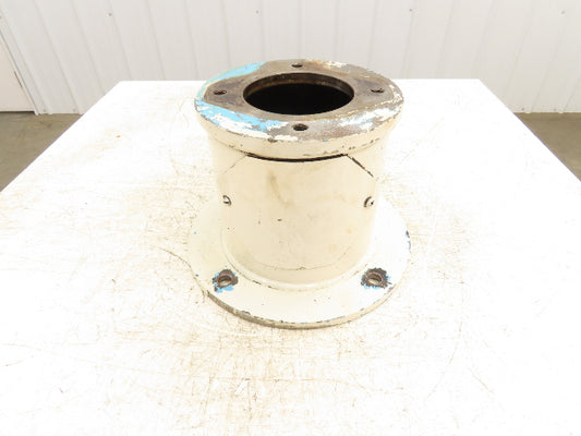 NEMA 324-405TSC Pump Motor C-Face Adapter Steel Bell Housing 2/4-Bolt SAE-C