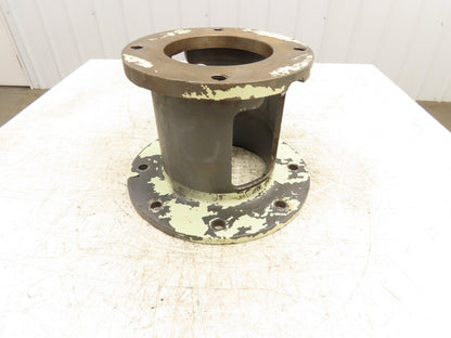 NEMA 324-405TSC Pump Motor C-Face Adapter Cast-Iron Bell Housing 8/4-Bolt SAE-D