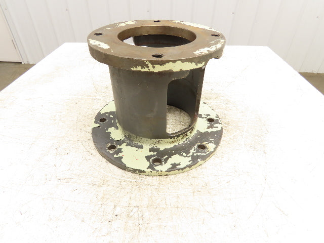 NEMA 324-405TSC Pump Motor C-Face Adapter Cast-Iron Bell Housing 8/4-Bolt SAE-D