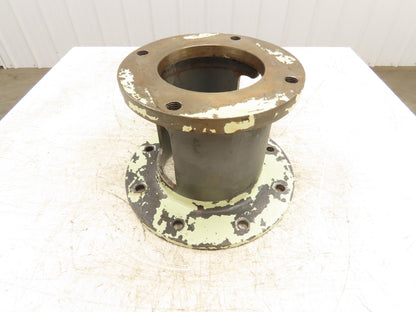 NEMA 324-405TSC Pump Motor C-Face Adapter Cast-Iron Bell Housing 8/4-Bolt SAE-D