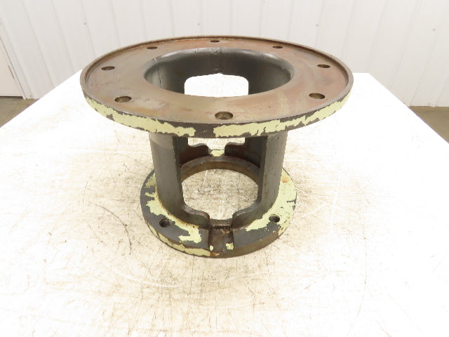 NEMA 324-405TSC Pump Motor C-Face Adapter Cast-Iron Bell Housing 8/4-Bolt SAE-D