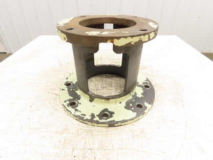 NEMA 324-405TSC Pump Motor C-Face Adapter Cast-Iron Bell Housing 8/4-Bolt SAE-D