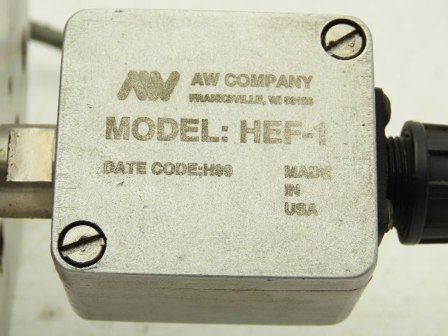 AW Company JVA-60KL Positive Displacement Gear Flow Meter Hall Effect Sensor