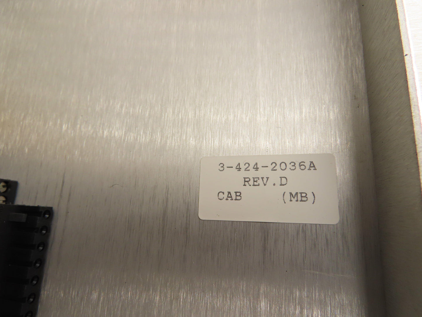 Cincinnati Milacron 3-424-2036A Slot Card Chassis Rack Motherboard 3-542-1058A