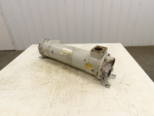 ITT SX2000/HFF 24" Oil Cooler Shell & Tube Heat Exchanger 4-Pass 1.5" NPT x SAE