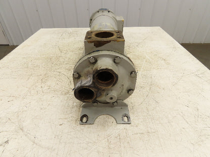 ITT SX2000/HFF 24" Oil Cooler Shell & Tube Heat Exchanger 4-Pass 1.5" NPT x SAE