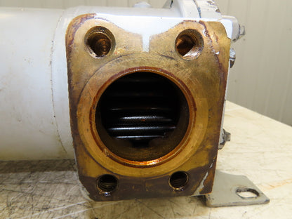 ITT SX2000/HFF 24" Oil Cooler Shell & Tube Heat Exchanger 4-Pass 1.5" NPT x SAE