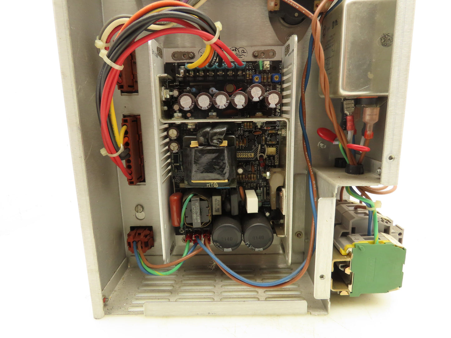Cincinnati Milacron 3-424-2037A PLC Power Supply Chassis 4-Rack Motherboard