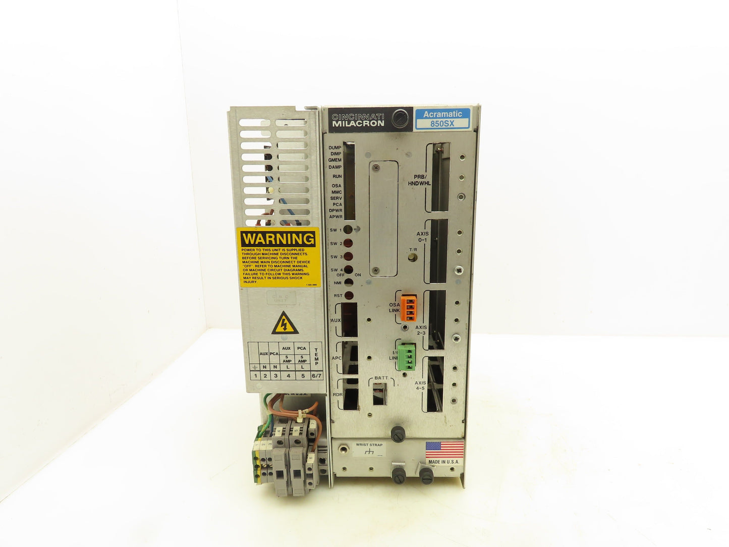 Cincinnati Milacron 3-424-2037A PLC Power Supply Chassis 4-Rack Motherboard