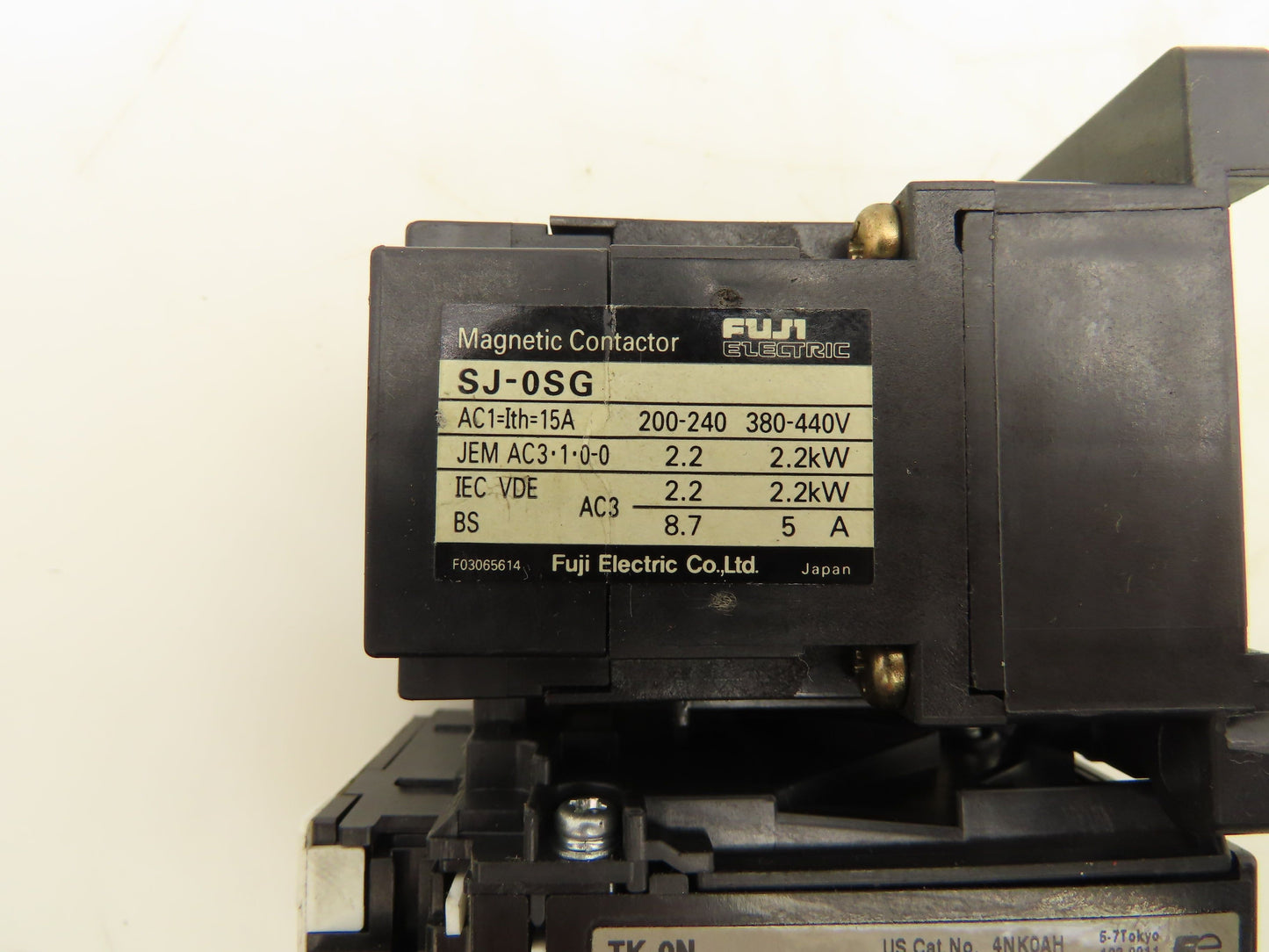 Fuji Electric SJ-0SG Magnetic Contactor Thermal Overload Relay Lot of 3