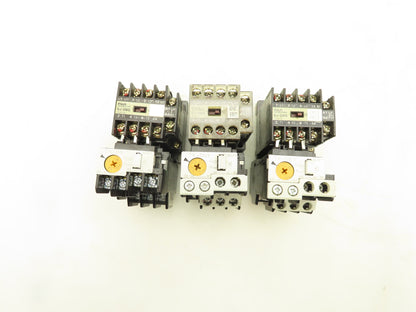 Fuji Electric SJ-0SG Magnetic Contactor Thermal Overload Relay Lot of 3