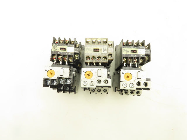 Fuji Electric SJ-0SG Magnetic Contactor Thermal Overload Relay Lot of 3