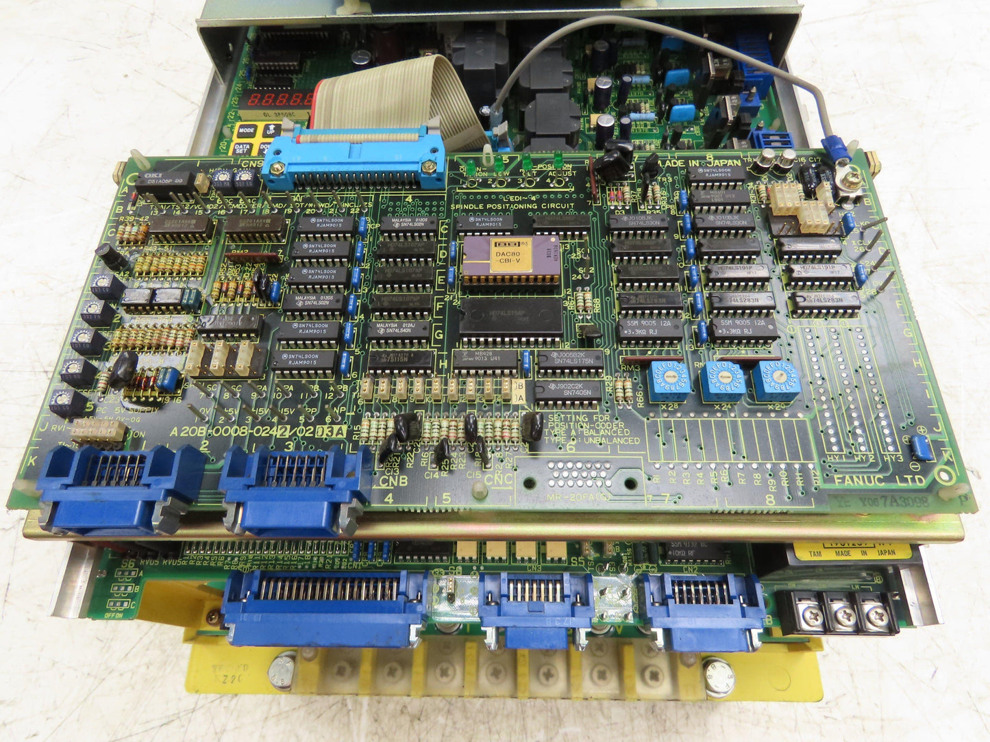 Fanuc A06B-6059-H212 AC Spindle Servo Drive Unit