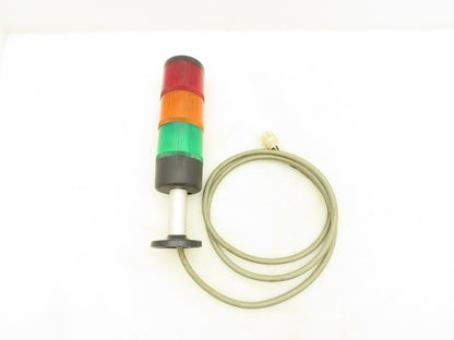 Telemecanique XVA-LC3 Stack Light Signal Tower Light Red-Green-Amber w/Base 220V