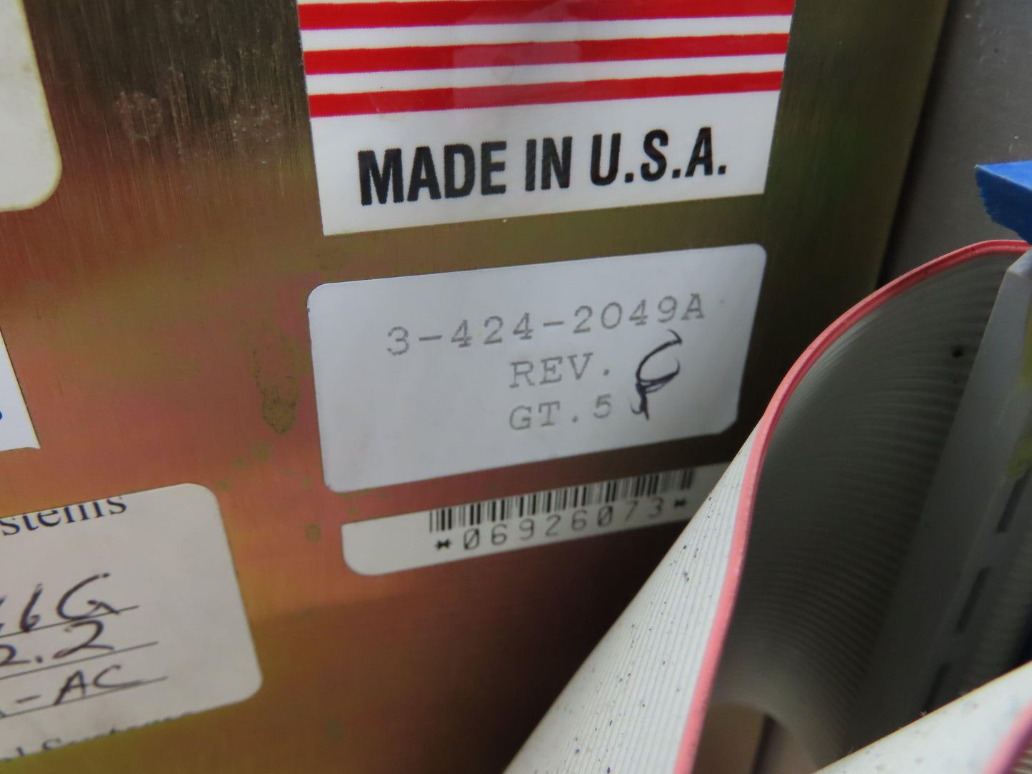 Cincinnati Milacron Siemens 3-711-2666G Acramatic 850SX Monitor Control Unit