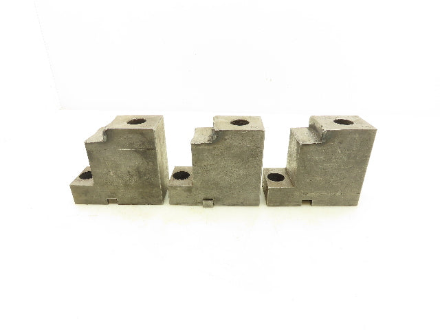 Hard Lathe 2-Step Smooth Chuck Jaws 50x100mm  Set of 3