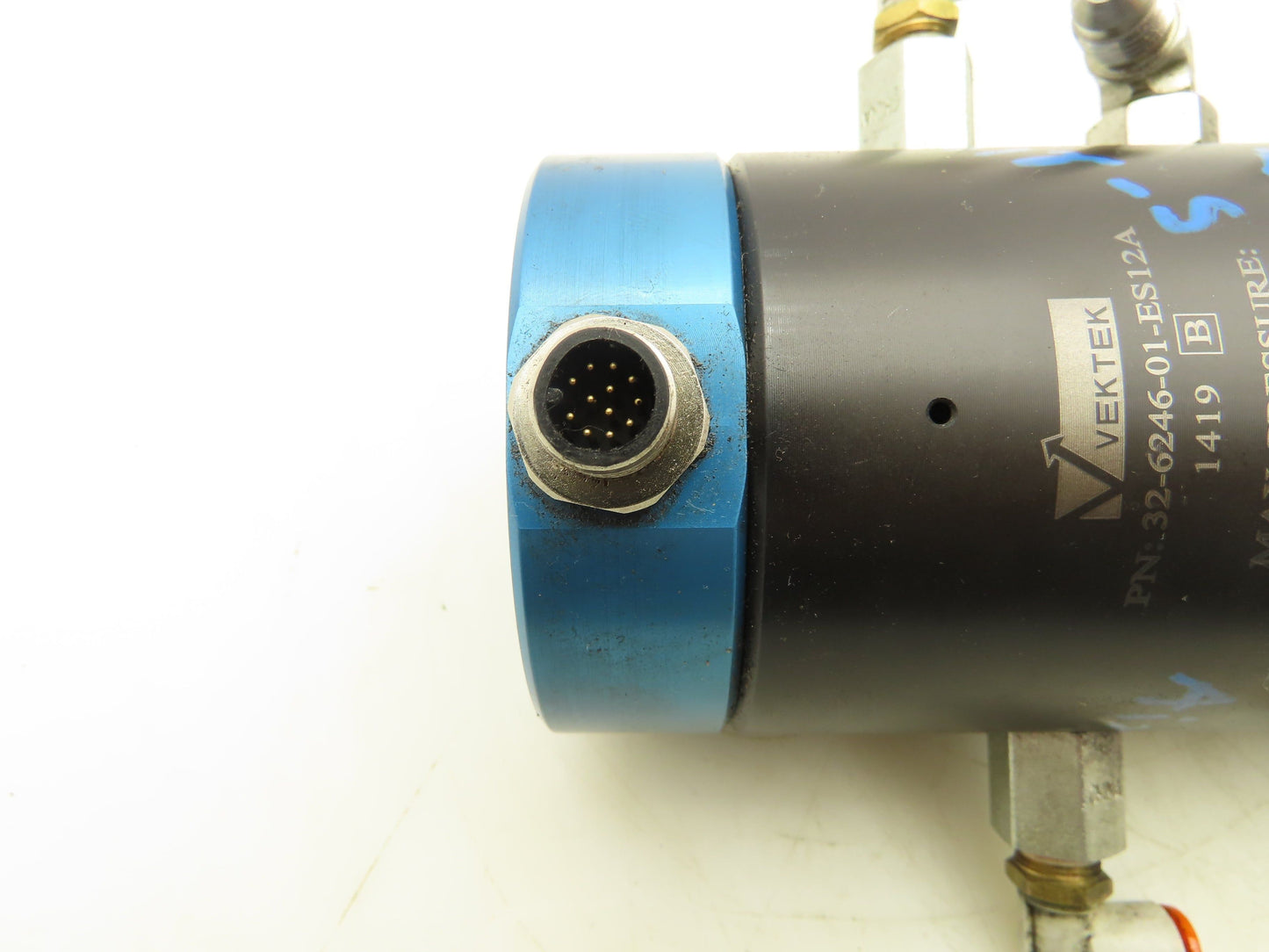 Vektek 32-6246-01-ES12A Rotating Union 6-Path MM 12-Circuit 300 RPM 5000 PSI