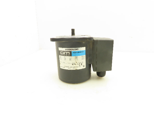 Oriental 5IK40GN-SWT Induction Motor 40W 1600 RPM 200/220/230V 3PH Pinion Shaft