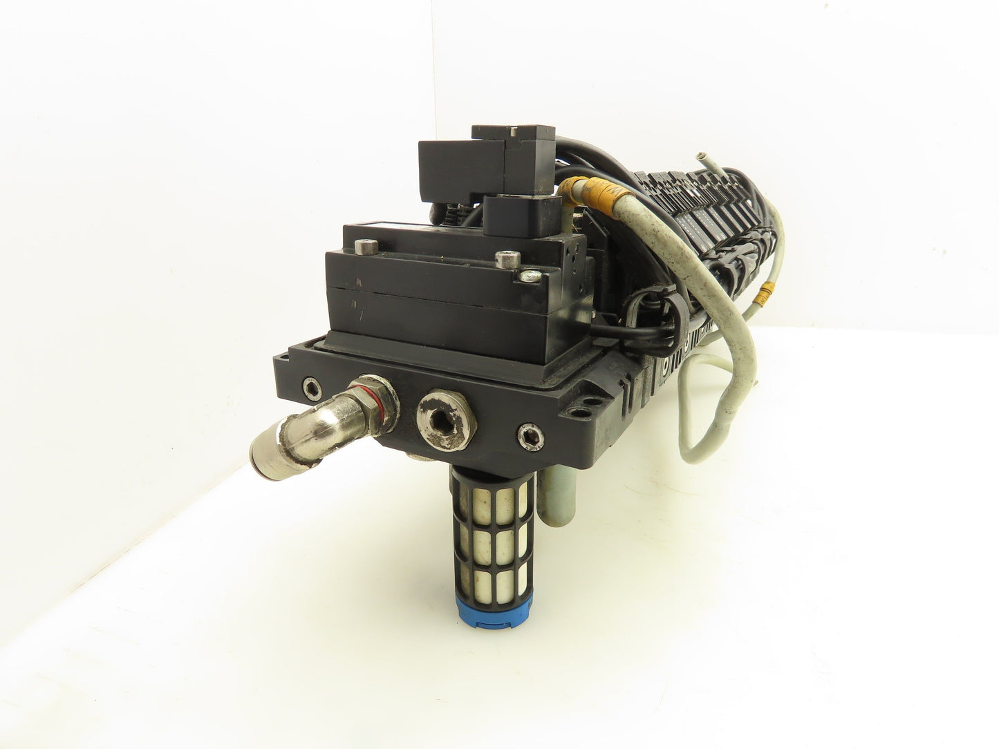 Mecman 07931 Pneumatic Directional Solenoid Valve 8-Station Manifold 24V 5/2