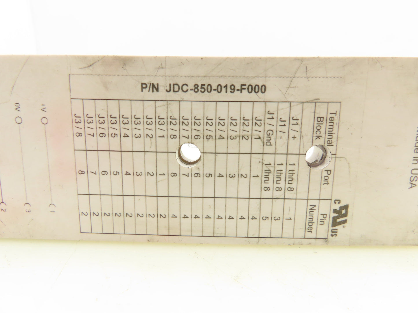 Mencom JDC-850-019-F000 Junction Block 8-Port 5-Pin Home Run Connector
