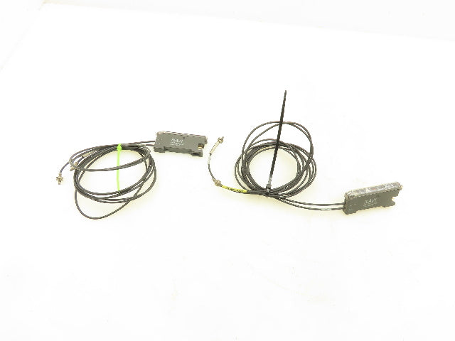 Sunx FX-311P Fiber Optic Amplifier Sensor with Cables  Lot of 2