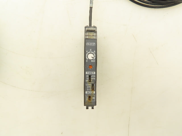 Sunx FX-311P Fiber Optic Amplifier Sensor with Cables  Lot of 3