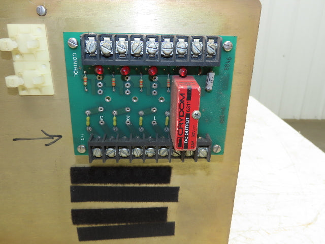 Cincinnati Milacron 3-424-1942A PLC Chassis Rack Unit Motherboard 3-531-4231A