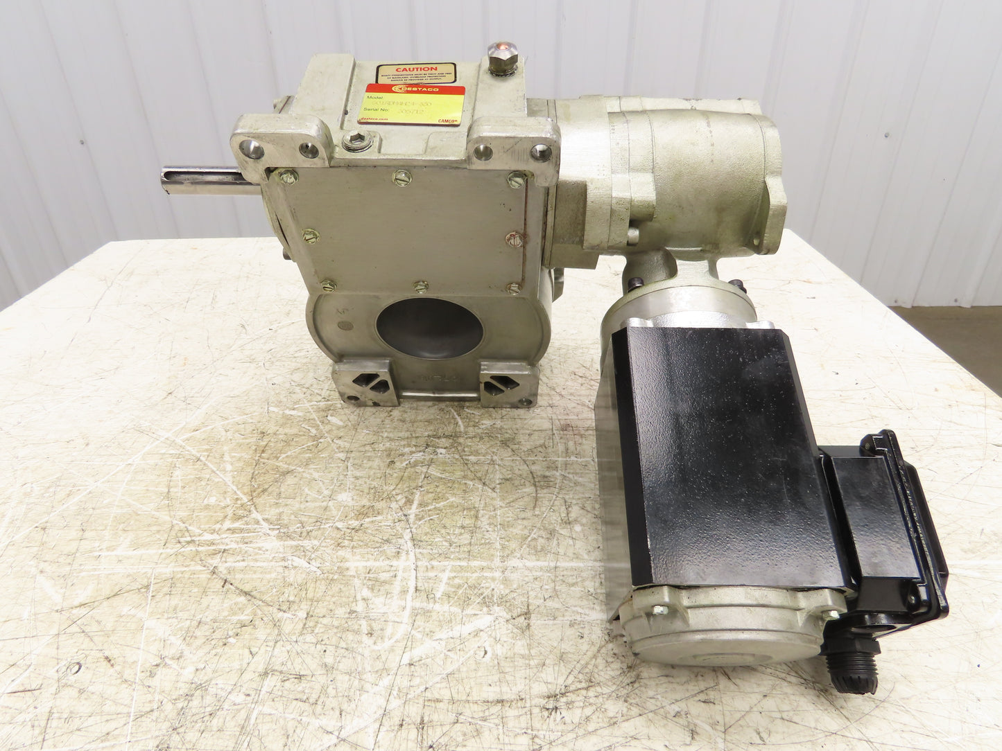 Destaco 601RDM4H24-330 Rotary Index Drive Table 4-Stop Positioner 460V Gearmotor
