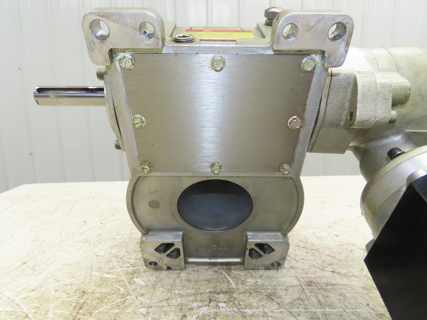 Destaco 601RDM4H24-330 Rotary Index Drive Table 4-Stop Positioner 460V Gearmotor