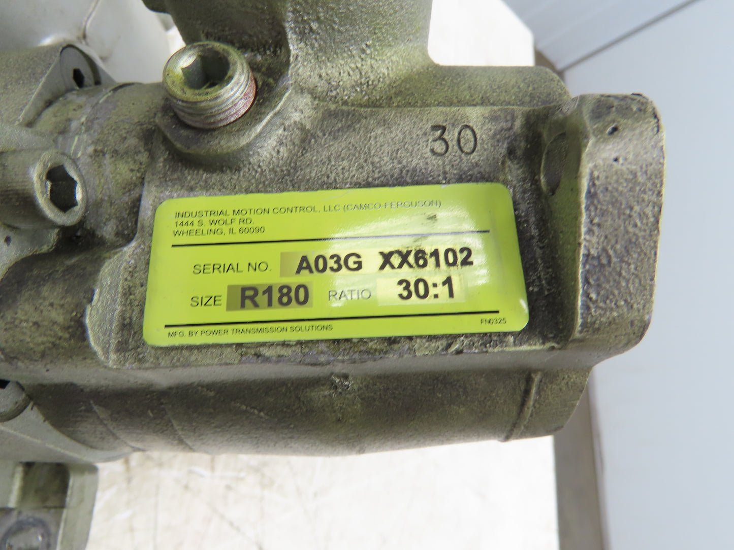 Destaco 601RDM4H24-330 Rotary Index Drive Table 4-Stop Positioner 460V Gearmotor