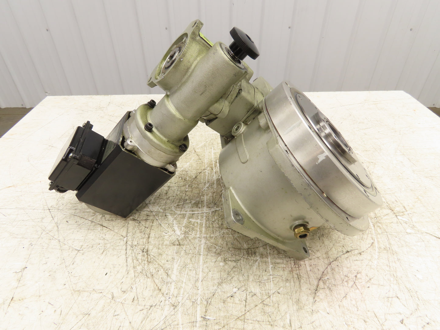 Destaco 601RDM4H24-330 Rotary Index Drive Table 4-Stop Positioner 460V Gearmotor