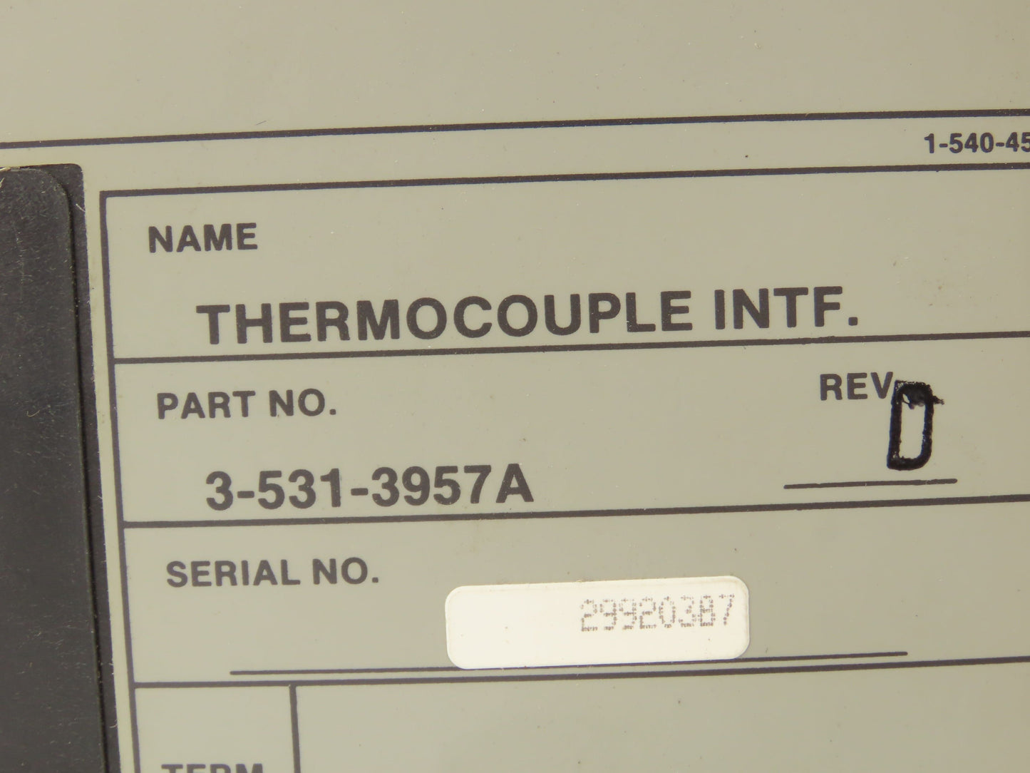 Cincinnati Milacron 3-531-3957A PLC Thermocouple Interface Module Lot of 2