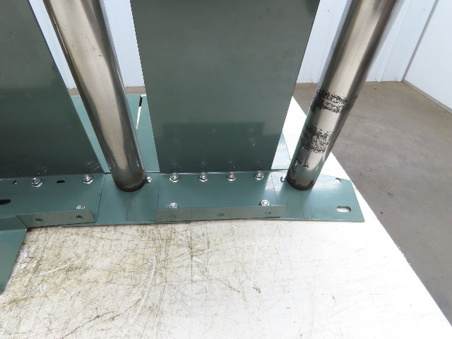 Hytrol 18" Belt Conveyor Incline to Horizontal Nose-Over Transition Leg 36"L