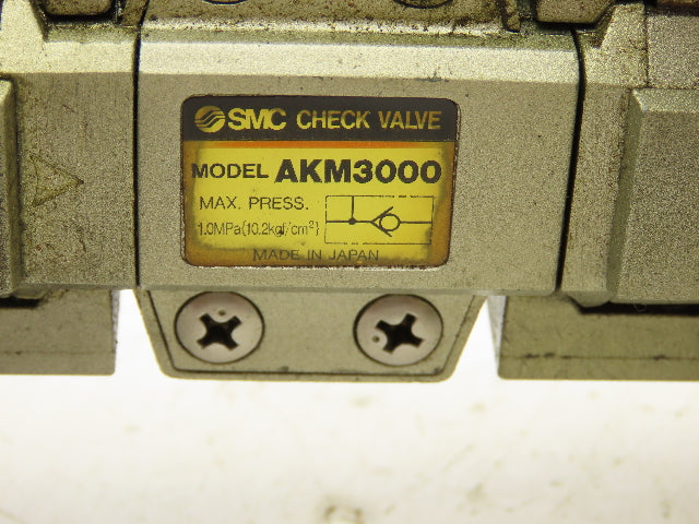 SMC AR3000-03-R Pneumatic Regulator Filter Check Valve Lubricator Assembly 3/8"