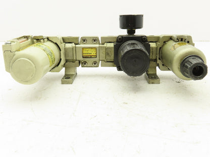 SMC AR3000-03-R Pneumatic Regulator Filter Check Valve Lubricator Assembly 3/8"