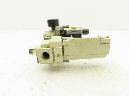 SMC AR3000-03-R Pneumatic Regulator Filter Check Valve Lubricator Assembly 3/8"
