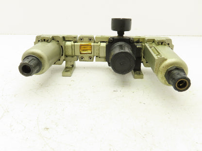 SMC AF30-N03D-2Z Pneumatic Regulator Air Filter Check Valve Assembly 3/8"
