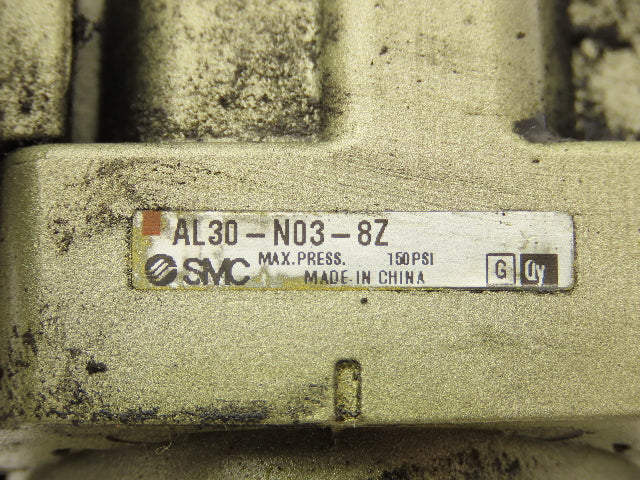 SMC AL30-N03-8Z Pneumatic Air Filter Regulator Check Valve Lubricator Assembly