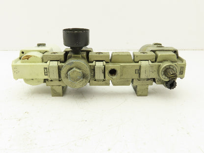 SMC AL30-N03-8Z Pneumatic Air Filter Regulator Check Valve Lubricator Assembly