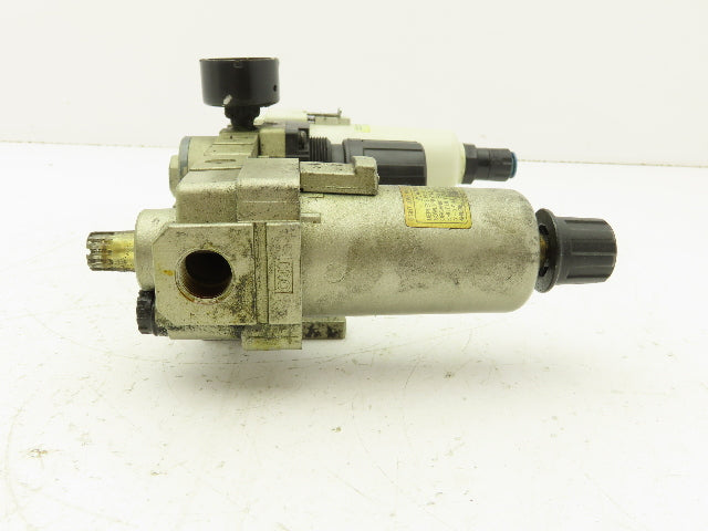 SMC AL30-N03-8Z Pneumatic Air Filter Regulator Check Valve Lubricator Assembly