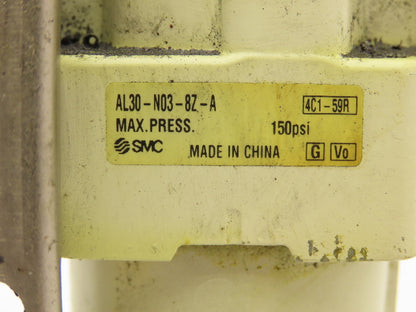 SMC AL30-N03-8Z-A Pneumatic Air Filter Regulator Check Valve Lubricator Assembly