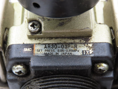 SMC AL30-N03-8Z-A Pneumatic Air Filter Regulator Check Valve Lubricator Assembly