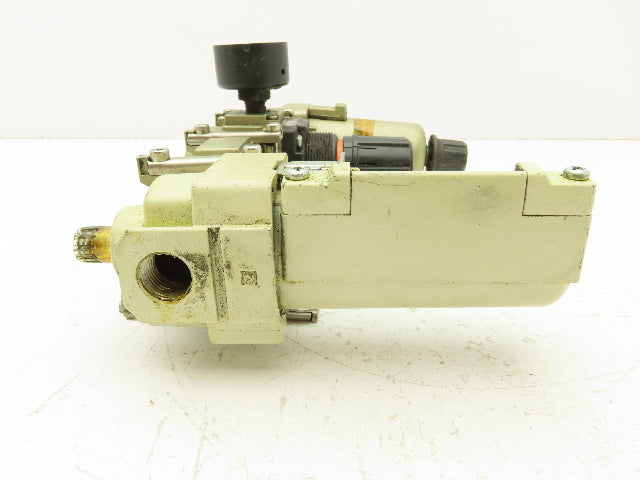 SMC AL30-N03-8Z-A Pneumatic Air Filter Regulator Check Valve Lubricator Assembly