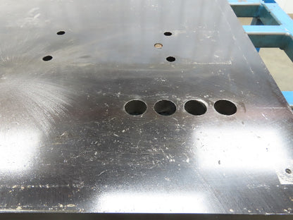1-1/8" Steel Top Machine Base Welding Table Work Bench 50"W 30"D 34-3/4"H