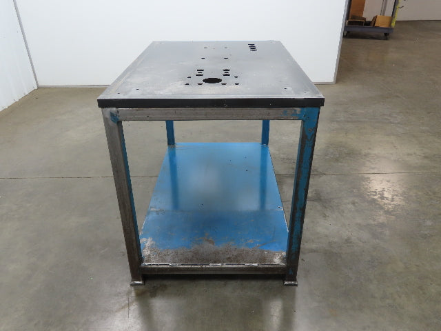 1-1/8" Steel Top Machine Base Welding Table Work Bench 50"W 30"D 34-3/4"H