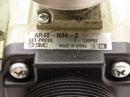 SMC AF40-N04D-2Z Pneumatic Modular Filter Regulator Assembly 1/2" NPT