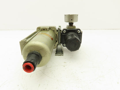 SMC AF40-N04D-2Z Pneumatic Modular Filter Regulator Assembly 1/2" NPT