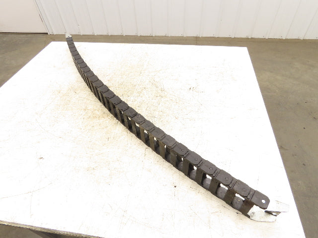 Igus 25.4.200 Energy Chain Cable Carrier Set 53" Long 25x75mm ID